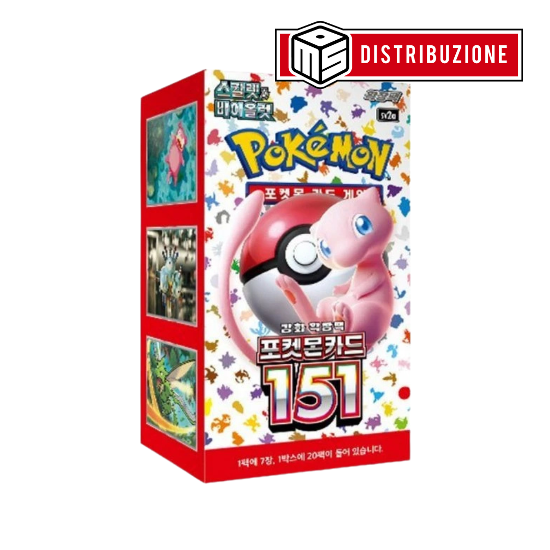 POKEMON 151 - SCARLATTO E VIOLETTO - BOX DI BUSTE (20PZ) - COREANO