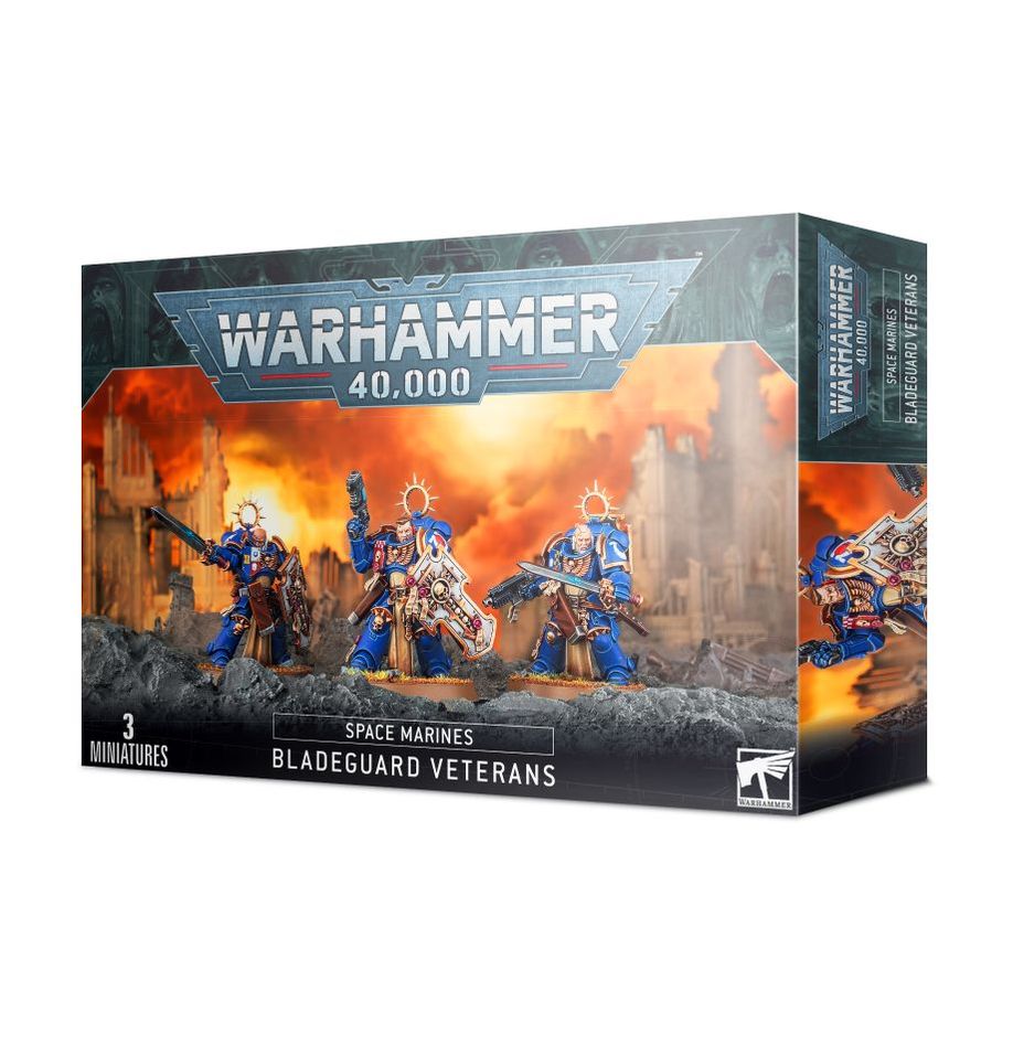 WARHAMMER 40000 - SPACE MARINES - BLADEGUARD VETERANS - VETERANI GUARDIE DELLA LAMA