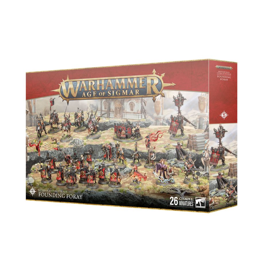 BATTLEFORCE WARHAMMER AGE OF SIGMAR - CITIES OF SIGMAR - FOUNDING FORAY