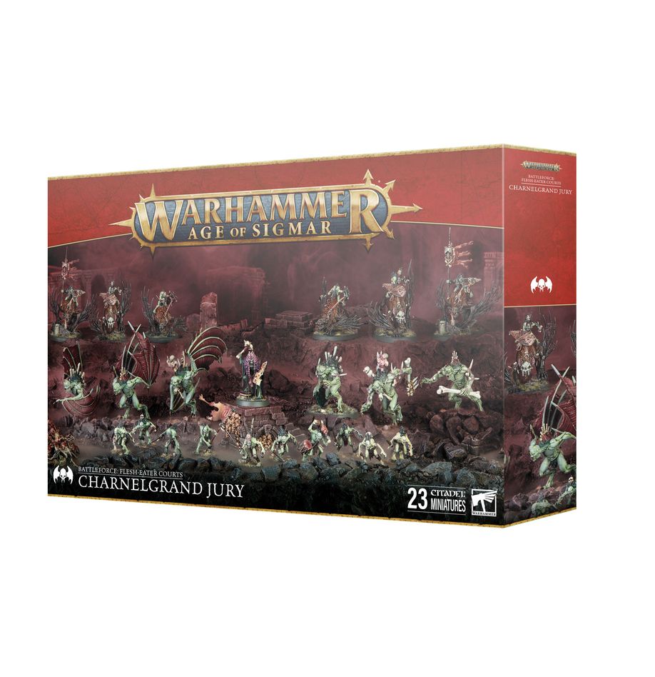 BATTLEFORCE WARHAMMER AGE OF SIGMAR - FLESH-EATER COURTS - CHARNELGRAND JURY