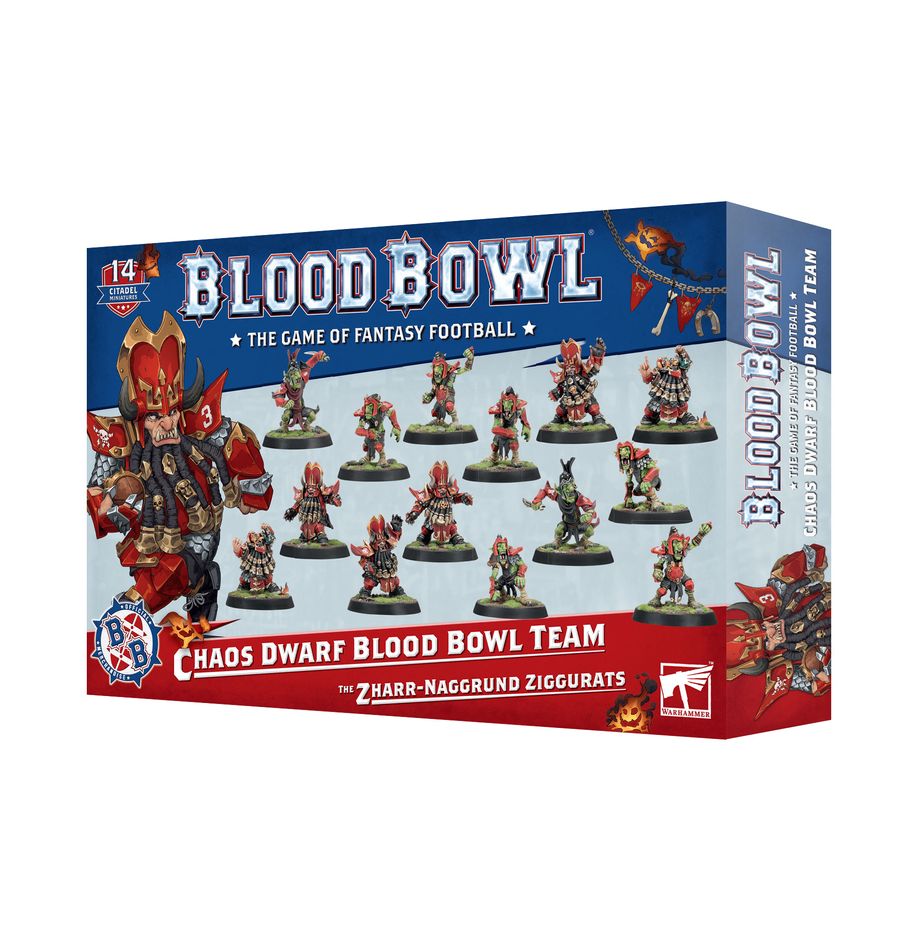 BLOOD BOWL - TEAM CHAOS DWARF DI BLOOD BOWL - GLI ZHARR-NAGGRUND ZIGGURATS