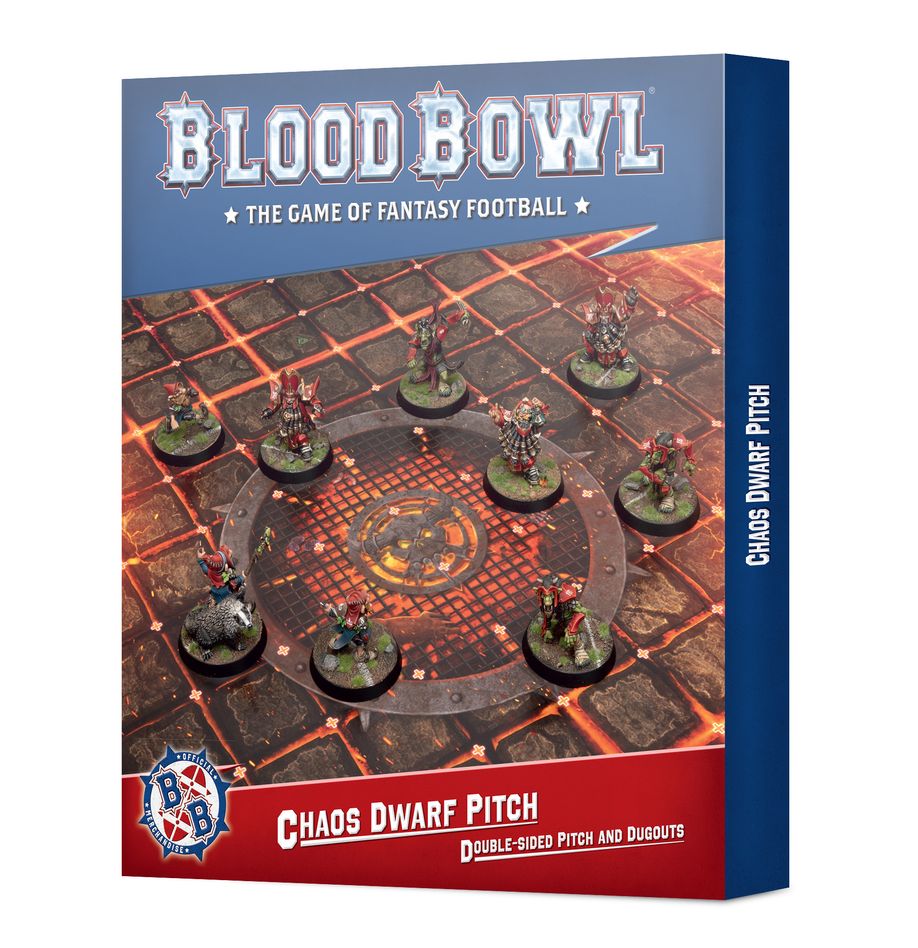 BLOOD BOWL - TEAM CHAOS DWARF PITCH