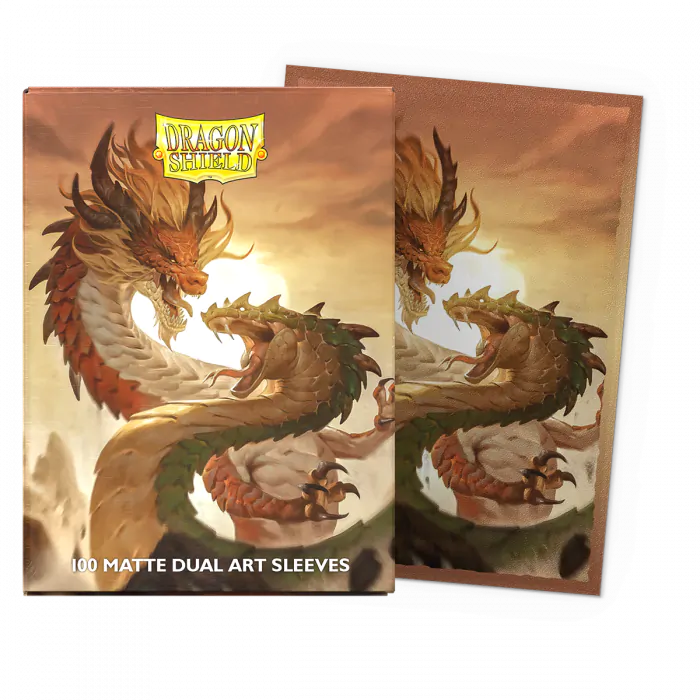 DS100 SLEEVES STANDARD MATTE DUAL ART - WOOD SNAKE 2025 (AT-12126)