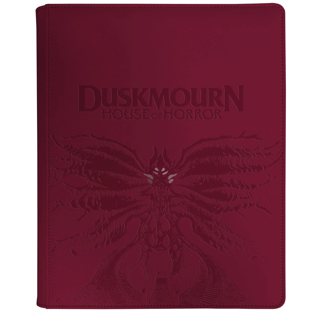 E-38602 - VIVID 9 POCKET PREMIUM ZIPPERED PRO BINDER: DUSKMOURN