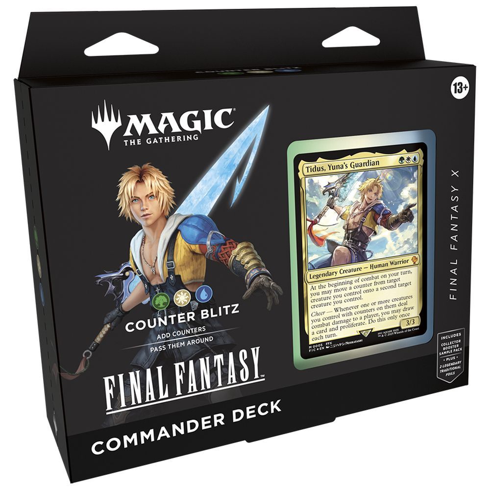 MTG - FINAL FANTASY TIDUS "COUNTER BLITZ" COMMANDER DECK  - ITALIANO