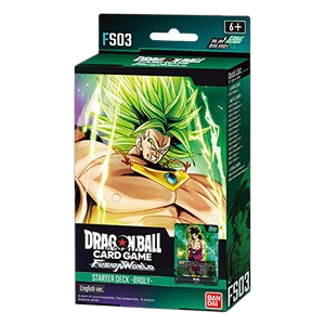 DRAGON BALL SUPER - FUSION WORLD FS03 - BROLY - STARTER DECK ENG REPRINT