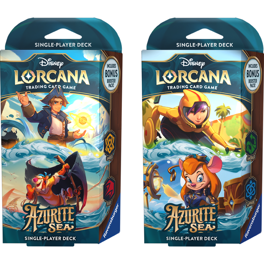 LORCANA - BUNDLE STARTER DECK (2 MAZZI) – AZURITE SEA - ENG