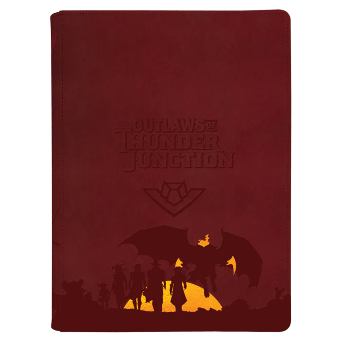 E-38373 - VIVID 9 POCKET PREMIUM ZIPPERED PRO BINDER: OUTLAWS AT THUNDER JUNCTION