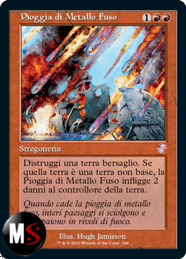 PIOGGIA DI METALLO FUSO